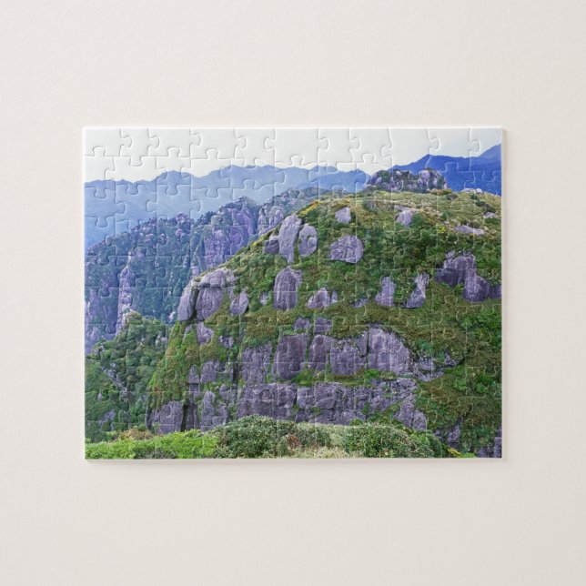 Quebra-cabeça Monte Nagata, Yakushima, Kagoshima, Japão (Horizontal)