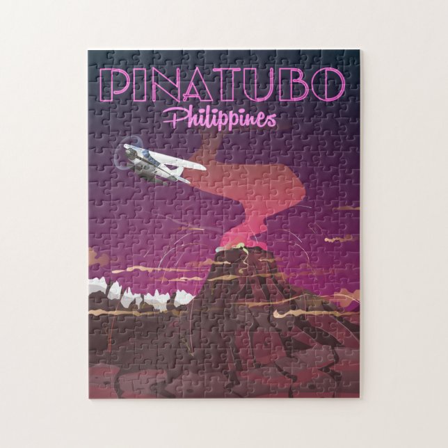 Quebra-cabeça Monte Pinatubo, Filipinas (Vertical)