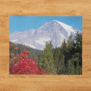 Quebra-cabeça Monte Rainier e Cores de outono