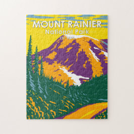 Quebra-cabeça Monte Rainier National Park Washington Retro