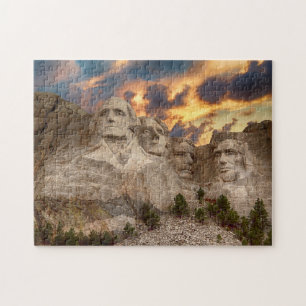 Quebra-cabeça Monte Rushmore Black Colinas South Dakota