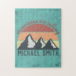 Quebra-cabeça Montes de pastos de safra chamam monograma