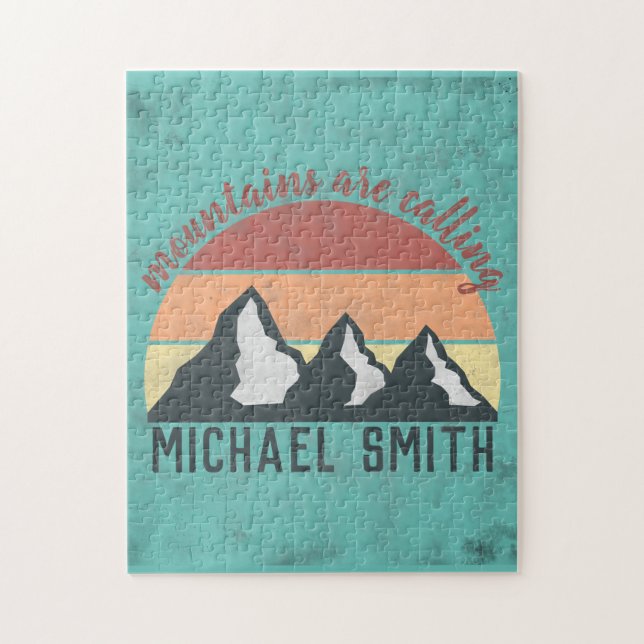 Quebra-cabeça Montes de pastos de safra chamam monograma (Vertical)