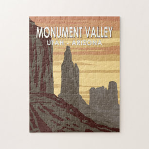 Quebra-cabeça Monument Valley Arizona Utah Vintage
