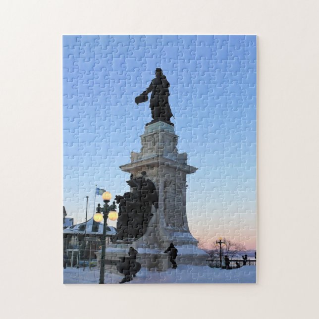 Quebra-cabeça Monumento a Samuel De Champlain, Quebec, Canadá (Vertical)