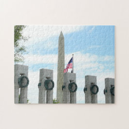 Quebra-cabeça Monumento a Washington e Memorial da II Guerra Mun