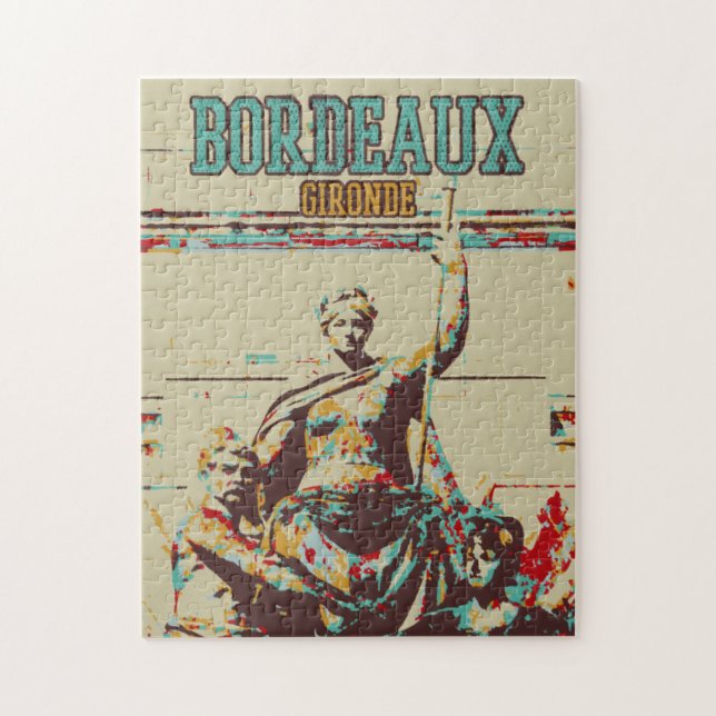 Quebra-cabeça Monumento France Bordeaux Gironde (Vertical)