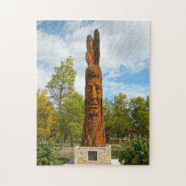 Quebra-cabeça Monumento Indiano Winniepeg Canadá.