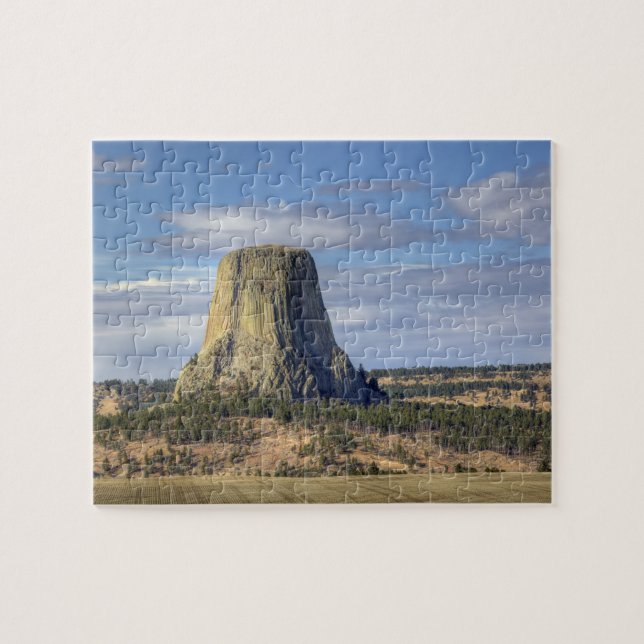Quebra-cabeça Monumento Nacional Devils Tower (Horizontal)