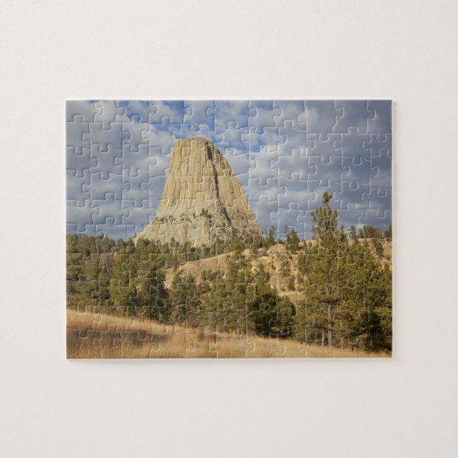 Quebra-cabeça Monumento Nacional Devils Tower (Horizontal)