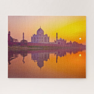Quebra-cabeça Monumentos Taj Mahal à Sunset