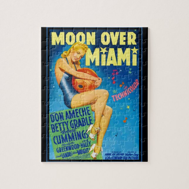 Quebra-cabeça Moon Over Miami Movie Poster (Vertical)