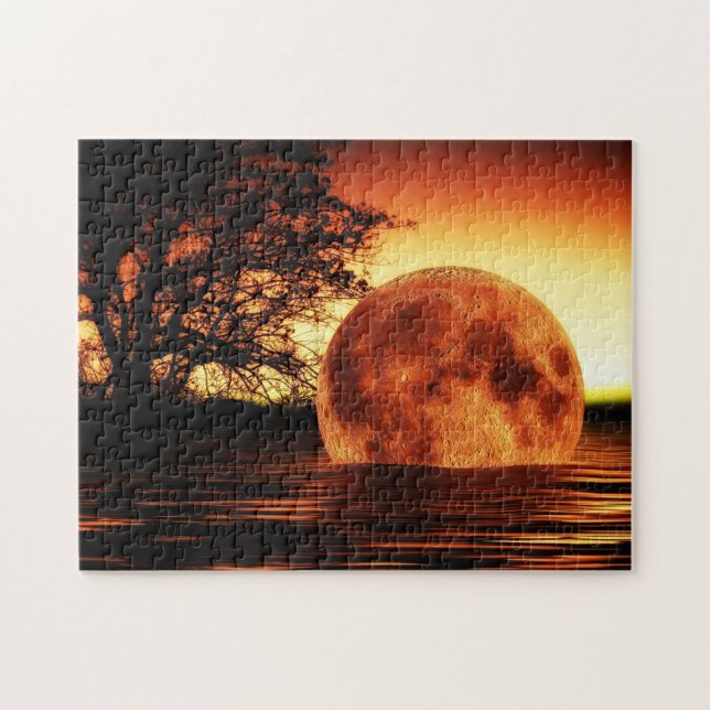 Quebra-cabeça Moon River Falling (Horizontal)