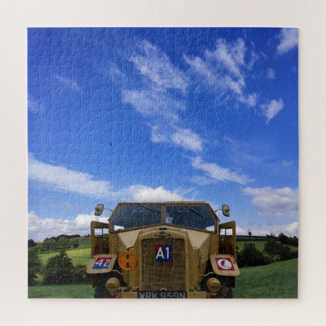 Quebra-cabeça Morris, C8, caminhão de reboque do ubízer em tempo (Vertical)