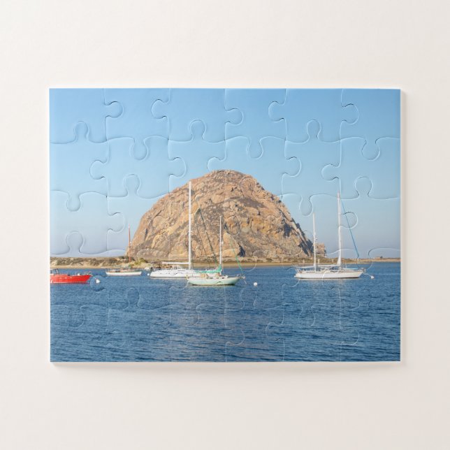 Quebra-cabeça Morro Rock, Califórnia 30 pc (Horizontal)