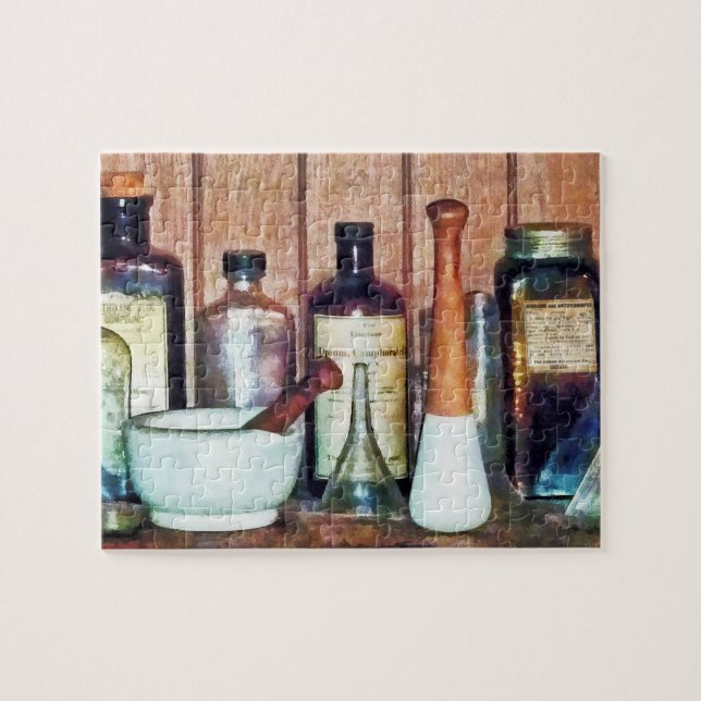 Quebra-cabeça Morteiro e Pestle (Horizontal)