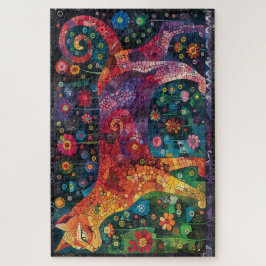 Quebra-cabeça Mosaico Cat