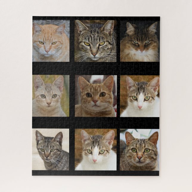 Quebra-cabeça Mosaico de gato (Vertical)