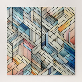 Quebra-cabeça Mosaico Geométrico