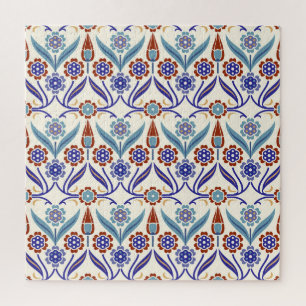 Quebra-cabeça Mosaico Turco: Padrão Colorido Invisível