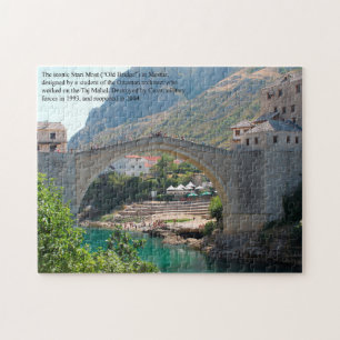 Quebra-cabeça Mostar Bósnia, A Antiga Ponte