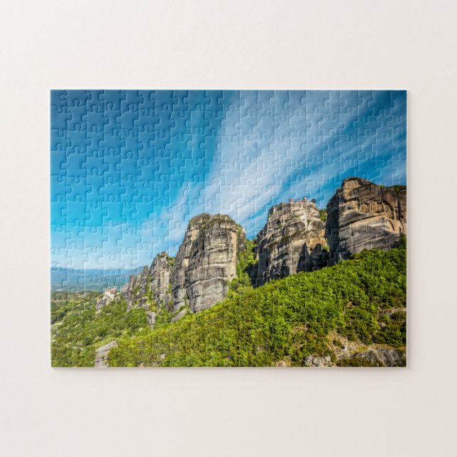 Quebra-cabeça Mosteiros rochosos de Meteora, Grécia (Horizontal)