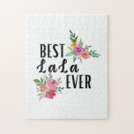 Quebra-cabeça Mother Best Lala Ever Birthday<br><div class="desc">Mother Best Lala Ever Birthday</div>
