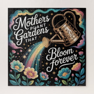 Quebra-cabeça Mothers Plant Gardens That Bloom Forever