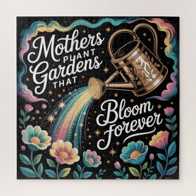 Quebra-cabeça Mothers Plant Gardens That Bloom Forever (Vertical)