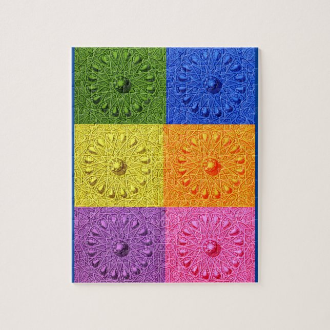 Quebra-cabeça motif antigo do Oriente Médio (Vertical)