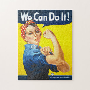 Quebra-cabeça Motivação: Rosie, o Riveter, "Podemos fazer isso!"