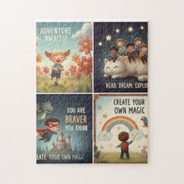 Quebra-cabeça Motivational Quotes for Children's Rooms & Classro