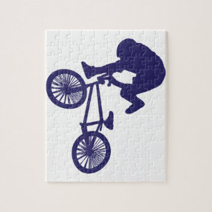 Quebra-cabeça Motociclista de BMX