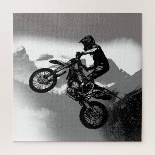 Quebra-cabeça Motocross Biker -     Montanhas Rochosas