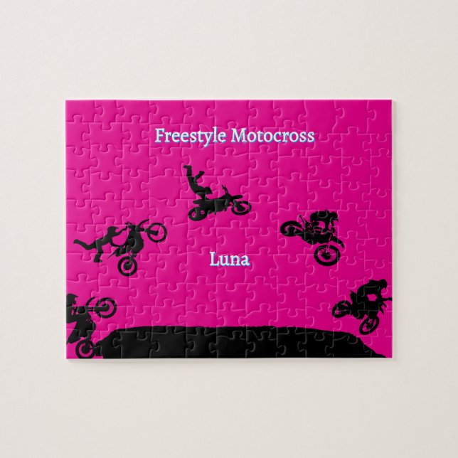 Quebra-cabeça Motocross estilo livre (Horizontal)