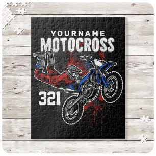 Quebra-cabeça Motocross Personalizado de Corrida de FMX com Truq
