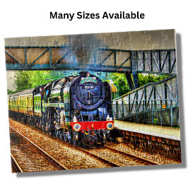 Quebra-cabeça Motor A Vapor Locomotivas Da Estrada De Ferro Ji