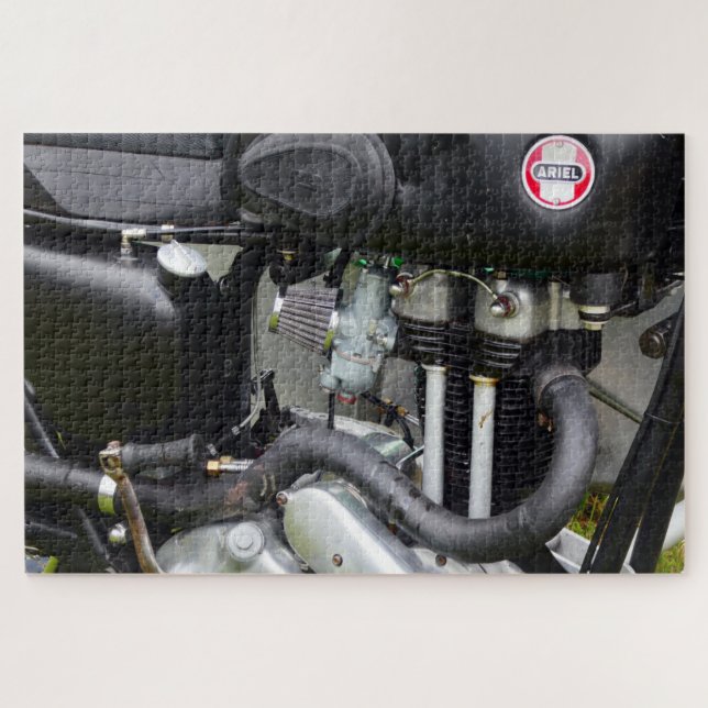 Quebra-cabeça Motor de moto de guerra Ariel NG 350. (Horizontal)