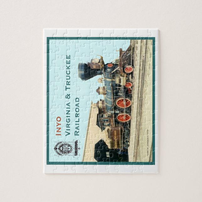 quebra-cabeça - motor Inyo da estrada de ferro de (Vertical)