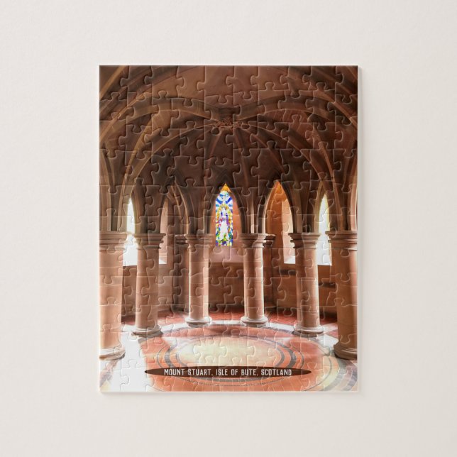 Quebra-cabeça Mount Stuart, Ilha de Bute, Escócia (Vertical)