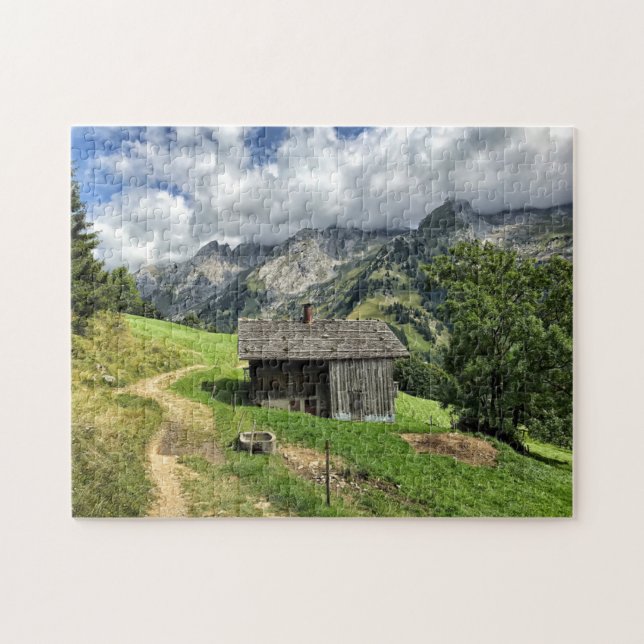 Quebra-cabeça Mountain Hut, Les Aravis, Alpes Franceses (Horizontal)