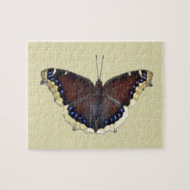 Quebra-cabeça Mourning Cloak Butterfly - Antiopa Ninfalis (Horizontal)