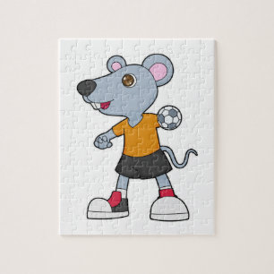 Quebra-cabeça Mouse Handball Player Handball