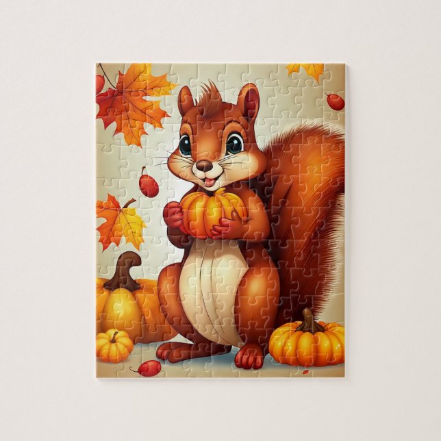 Quebra-cabeça Mr. Squirrel Jigsaw Puzzle (Vertical)