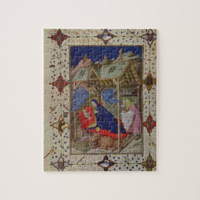Quebra-cabeça MS 11060-11061 horas de Notre Dame: Prima, o Bir (Vertical)