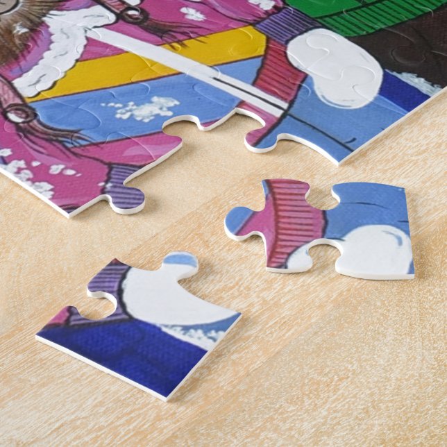 Quebra-cabeça Mt. Brats de Solteiro (Lateral)