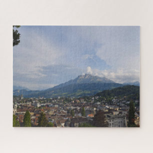 Quebra-cabeça Mt. Pilatus - lucerna, suíço - 16x20 - 520 PCes