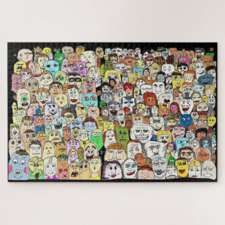 Quebra-cabeça Muitas faces da felicidade