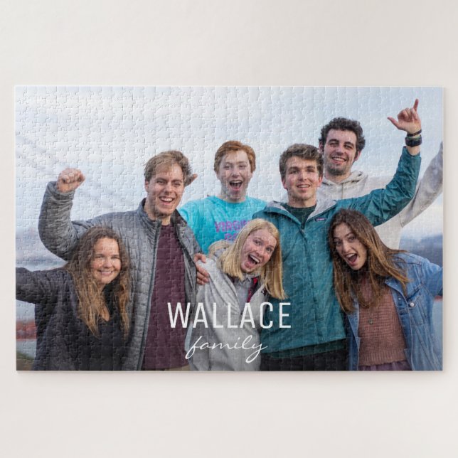 Quebra-cabeça Muitas peças personalizadas do Family Reunion (Horizontal)