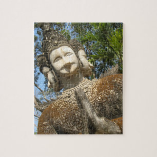 Quebra-cabeça Muitos Face Wai ... Nong Khai, Isaan, Tailândia